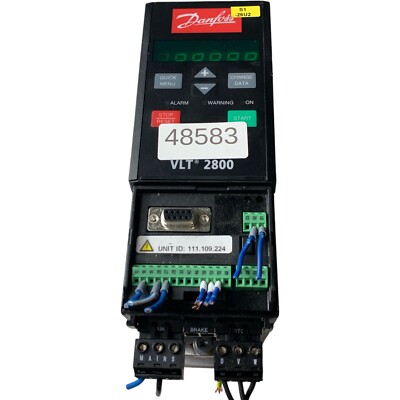 Danfoss VLT2805PS2B20SBR4DBF00A00C1 134H5276 Variable Frequency Drive 0.55KW
