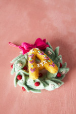 NEW ANTHROPOLOGIE Deck the Halls Monogram Ornament LETTER A