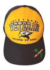 Vietnam Veteran second to none JWM Wholesale Inc Cap Multicolor Hat One Size