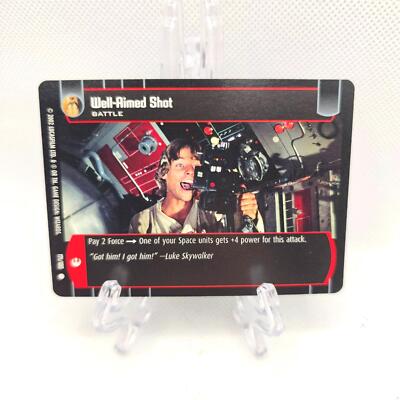 Star Wars CCG TCG A New Hope 171/180 Well Aimed Shot Battle Luke Skywaker