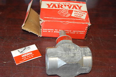 Yarway, 1 1/2'', 60, Max. press 400, Impulse Steam Trap, NEW in Box