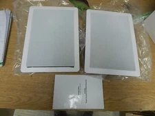 NEW Aira Polypropylene 18590 In Wall IN Ceiling Speakers Lot of 2  FREE SHIPPING