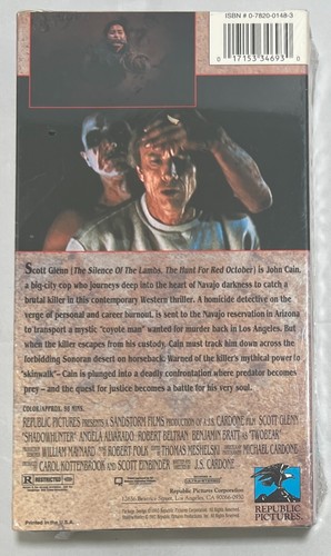 ShadowHunter [VHS] Angela Alvarado, Scott Glenn, Benjamin Bratt, Robert Beltran - Picture 5 of 5