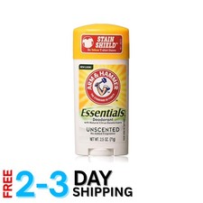 Natural Deodorant Unscented 2.5 oz Pack of 4 Odor Protection Aluminum Free