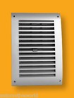 Satin Air Vent Grille 170mm x 250mm Fly Screen Shutter Grey Ventilation Cover