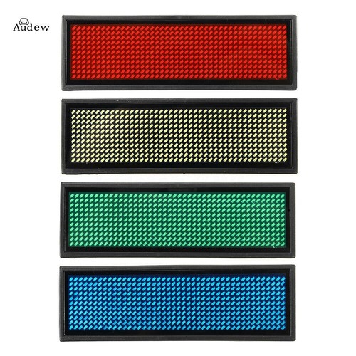 Led Name Badge LED Name Tag Scrolling Message Display Programmable LED Signs - Picture 5 of 14