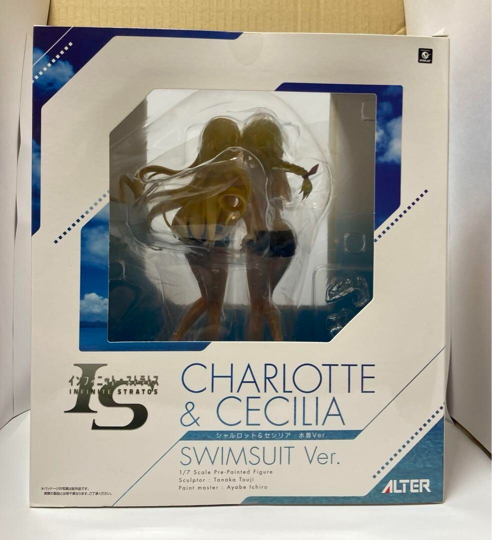 NEW IS Infinite Stratos Charlotte & Cecilia Swimsuit ver. 1:7 PVC