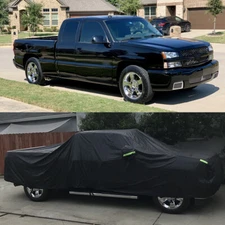 Pickup Truck Cover Dust Waterproof UV Resistant For Chevy Silverado 1500 2500
