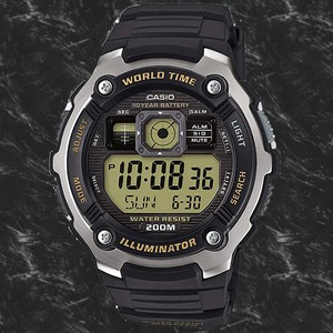 casio world time illuminator 200m
