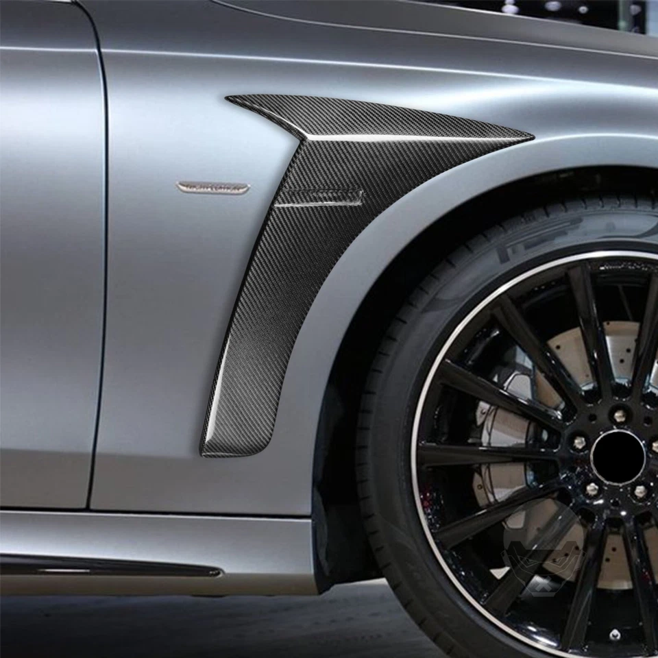 碳纤维侧通风口挡泥板适用于梅赛德斯奔驰 W222 S63 S65 AMG 14-19 — 第 4/4 张图片