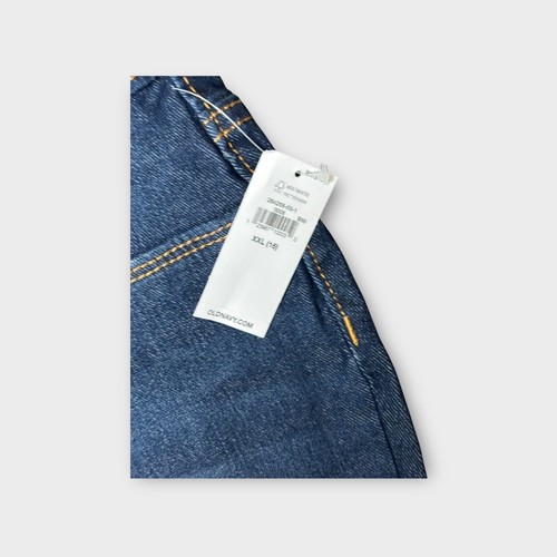 Old Navy Girls Jeans Sz XXL 16 Blue Skinny Denim Medium Wash Built In Tough New - Picture 3 of 11