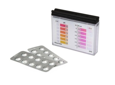 Steinbach 079000 Testkit für pH-Wert und freies Chlor Wassertester Pool  ...