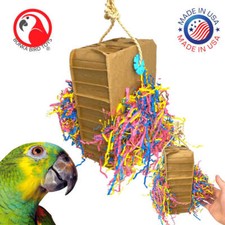 Bonka Bird Toys 3806 Large Harry Box Parrot Bird Toy Cages African Grey Amazon