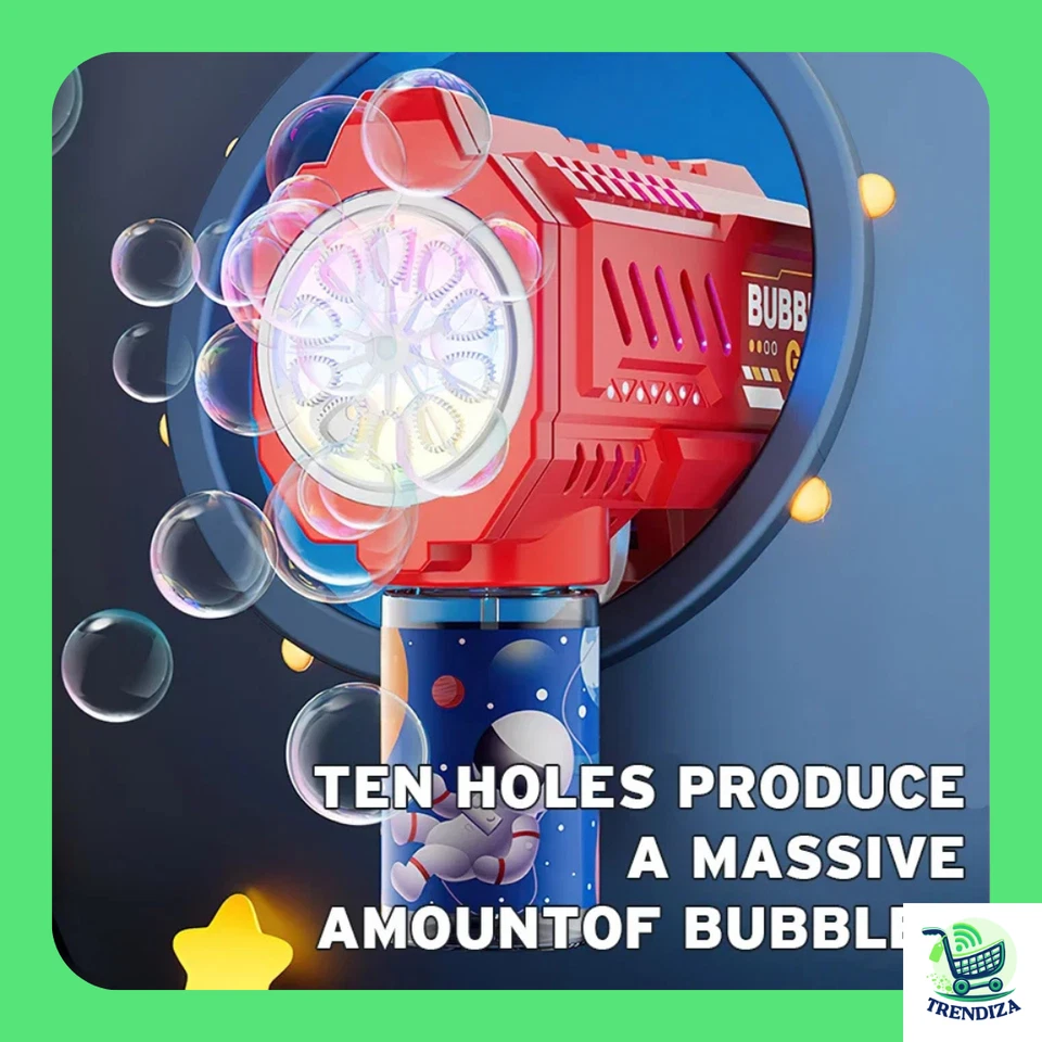 Pistola de Burbujas Automática | Juguete Infantil | Exterior & Playa - Imagen 4 de 4