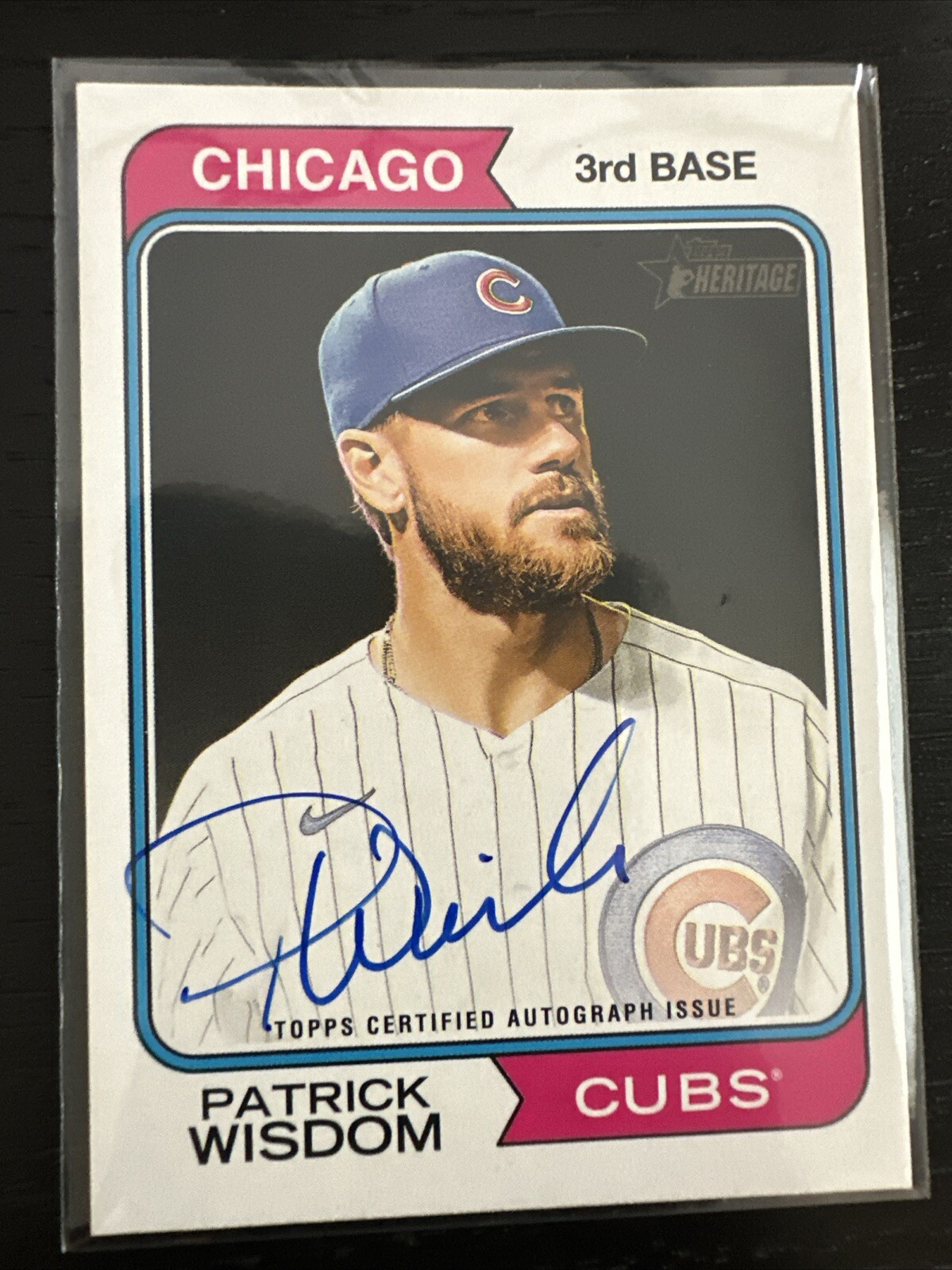 2023 Topps Heritage High Number - Real One Autographs #ROA-PW Patrick Wisdom...