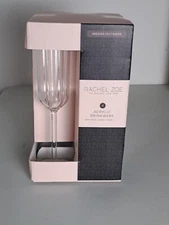 RACHEL ZOE Acrylic Drinkware 4 Pc. Set of Stemmed Champagne Wine Glasses