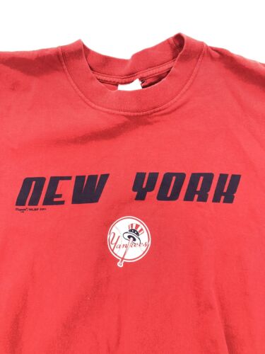 Vtg Majestic New York Yankees Mens Size XL Shirt Long Sleeve MLB Baseball - Picture 2 of 8