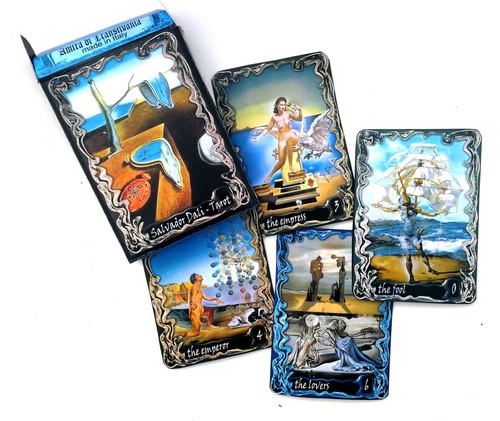 tarot card cards deck classic major arcana salvador dali art collectible oracle - Zdjęcie 7 z 24