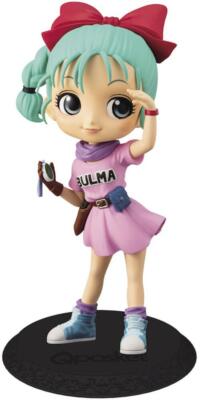 Banpresto Dragon Ball Bulma Q Posket Figure - Version 1 Anime Collectible With Stand