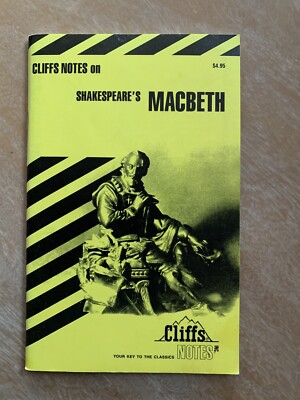 Macbeth by Cliffs Notes Staff (1960, Paperback)
