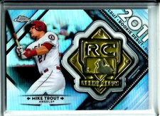 Mike Trout 2018 Topps Chrome Rookie Debut Medallion RDM-MT Los Angeles Angels