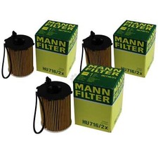 3X Original MANN-FILTER Filtre À Huile HU 716/2 X Oil Filter
