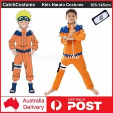 Kids Anime Naruto Shippuden Uzumaki Naruto Cosplay Costume Boys Halloween Suit
