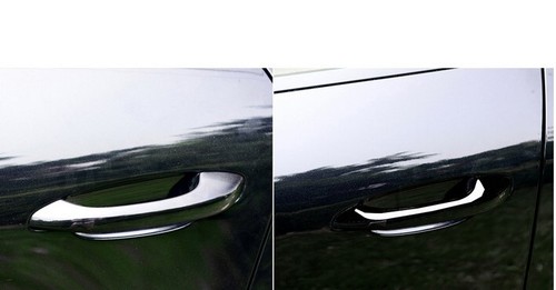 Glossy Piano Black Door Handle Covers For Mitsubishi Outlander / Outlander Sport