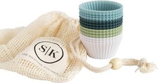 The Silicone Kitchen Reusable Silicone Baking Cup Silicone Muffin Liners for Cup