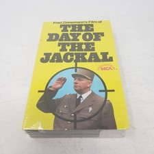 The Day of The Jackal BETAMAX Beta Tape New Sealed Not VHS Watermarks Movie MCA