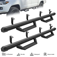 For 2022-2026 Toyota Tundra Crew Max Running Board Drop Down Side Step Nerf Bar