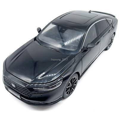 1/18 Honda Accord Modellauto Die Cast Spielzeug Fahrzeug Sammlermodell Schwarz