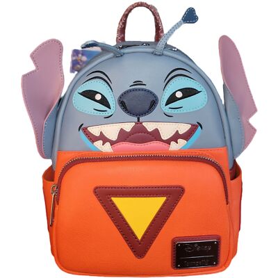 Loungefly Disney Stitch Experiment 626 Faux Leather Womens Double Strap Bag