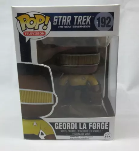 Funko Pop! Vinyl: Star Trek - Geordi La Forge #192 Still in Box See Pictures