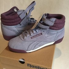 Reebok Classics Plum Purple Youth Junior Girls Freestyle Hi Wool F/S CN3363 High