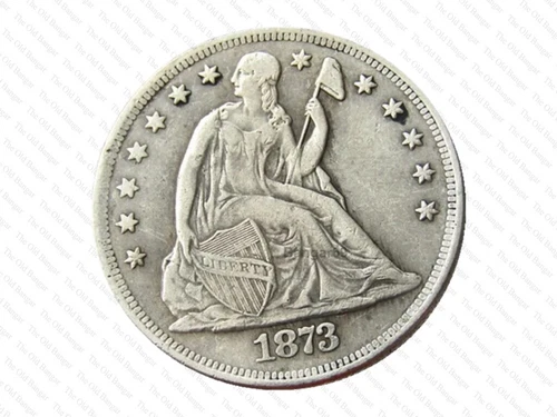 1873 CC Seated Liberty Dollar A Very Rare & Sought After Fantasy Filler Coin