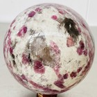 Natural Red Tourmaline Quartz Crystal Stone Sphere Ball Healing 3560G — photo 10