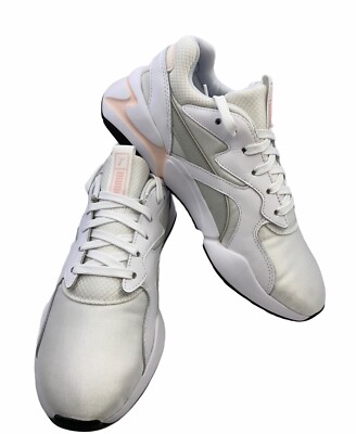 PUMA WHITE PEARL GRAY VIOLET  371065-01 DAMEN SNEAKER LEDER KNÖCHEL FREIZEIT