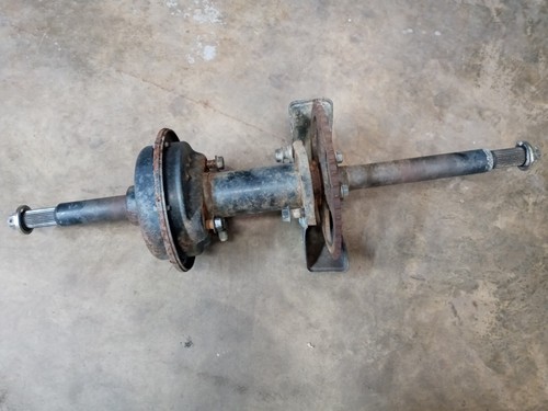 2002-2006 BOMBARDIER DS50 CAN-AM DS90 OEM REAR BACK HUB BRAKE AXLE ASSEMBLY