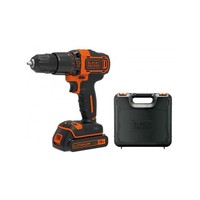 Black+Decker Akku-Schlagbohrschrauber 18V 2-Gang LED Koffer Akku LadegeräT 10Mm
