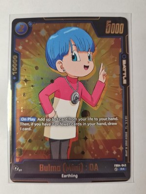 Dragon ball Bulma (Mini): DA · FB04-043 · Rare Alt Art · Ultra Limit · EN · NM