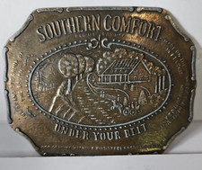 Southern Comfort Under Your Belt Belt Buckle St. Louis Missouri USA