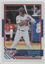 2017 USA Baseball Stars & Stripes Longevity Holofoil 88/99 Will Benson #74 0l1