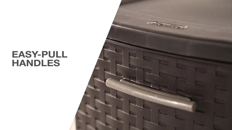 Paquete de 2 torres de tejido esterilitas | 4 cajones | Diseño ancho | Espresso Foto 4 de 4