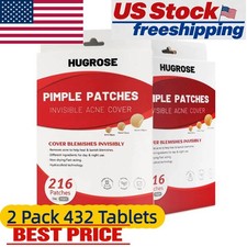 432PC Advanced Ultra Thin Invisible Pimple Acne Patche Spot Sticker Hydrocolloid