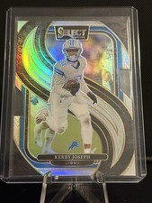 2024 Panini Select - Premier Level Kerby Joseph #177 Silver Prizm Die-Cut