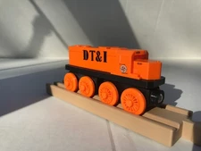 EMD GP38  DT&I #409 - Wooden Railroad Compatible, 3D Print