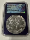 1987 American Silver Eagle Coin - NGC MS69