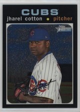 2020 Topps Heritage High Number Chrome 641/999 Jharel Cotton #THC-522 19wd