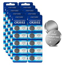 50pcs Lithium Battery 3V CR2032 CR 2032 BR2032 DL2032 Remote Button Cell Watch
